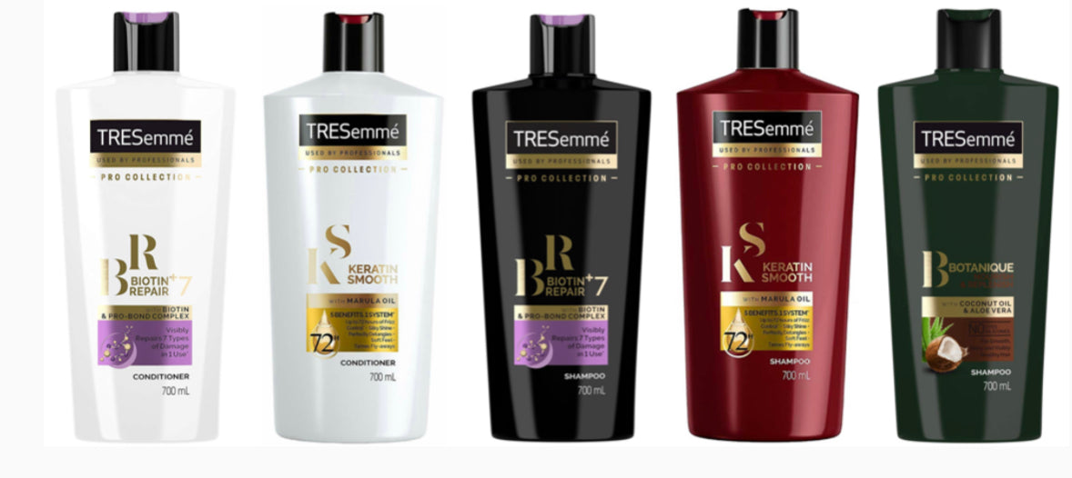 TRESemme Pro Shampoos & Conditioners 5 SKUs