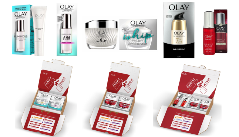 Olay Luminous, Total Effects & Regenerist Moisturizers & Gift Sets